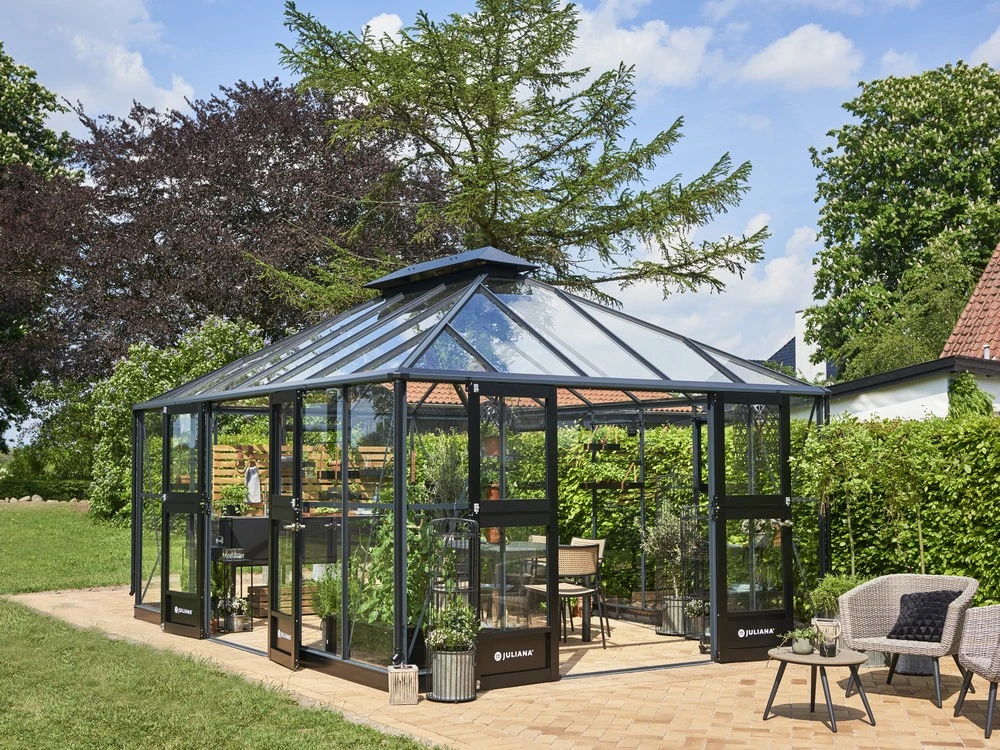 Royal Well Extra Zwarte Deur Oase 18,8 Grand Oase Antracietgrijs - 7 Secties - Afbeelding 1